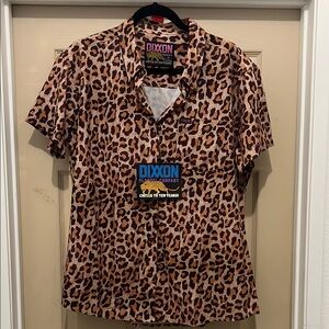 Dixxon Women's Leopard Print Top